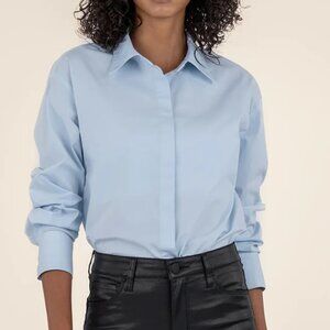 Kut from the Kloth Alara Fitted Cotton Shirt - Size M